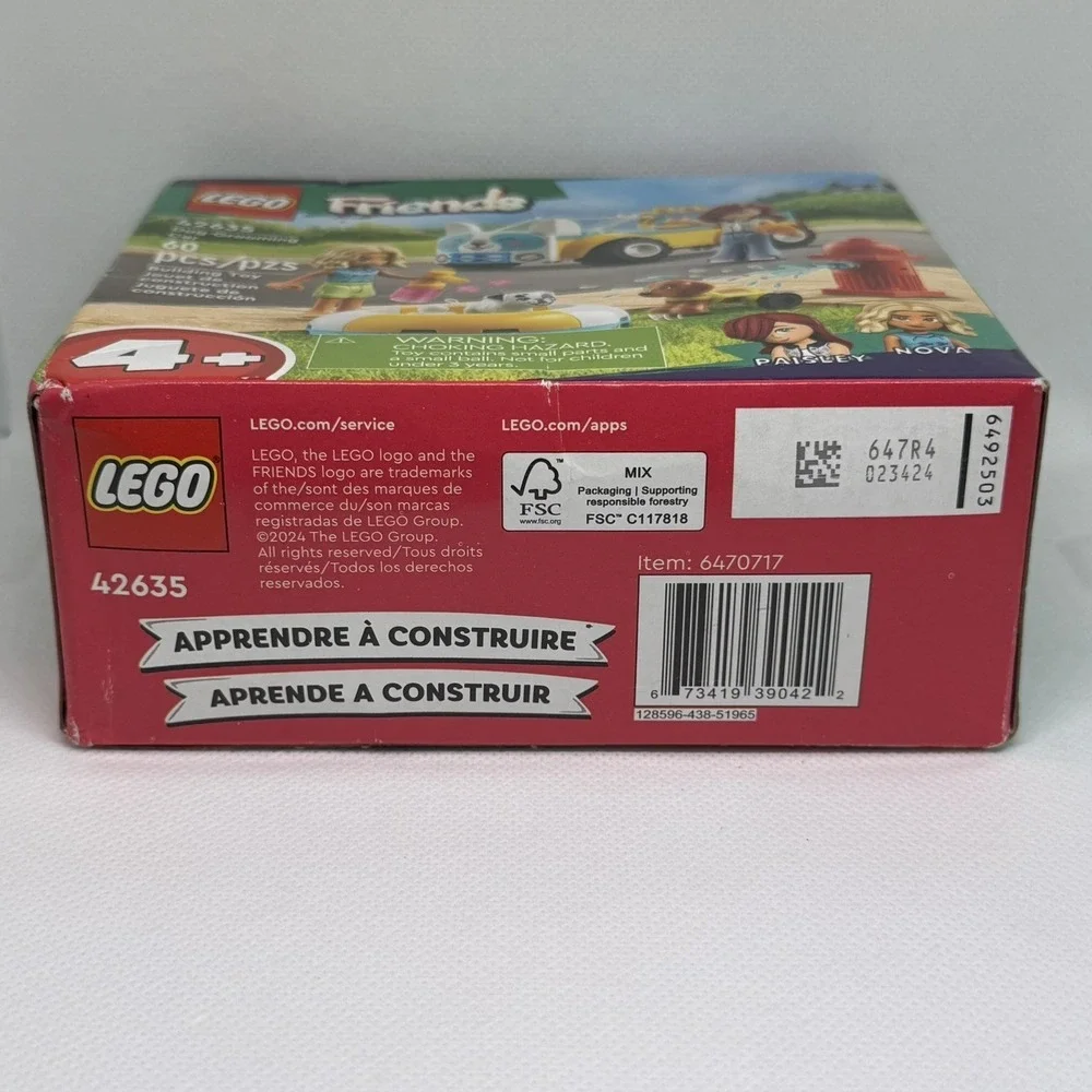 NEW LEGO Friends Dog-Grooming Car 42635 Set Paisley Nova 60 Pcs 2024
